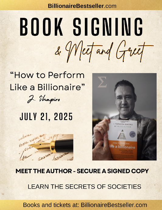 Author Jay Shapiro book signing, How to Perform Like a Billionaire