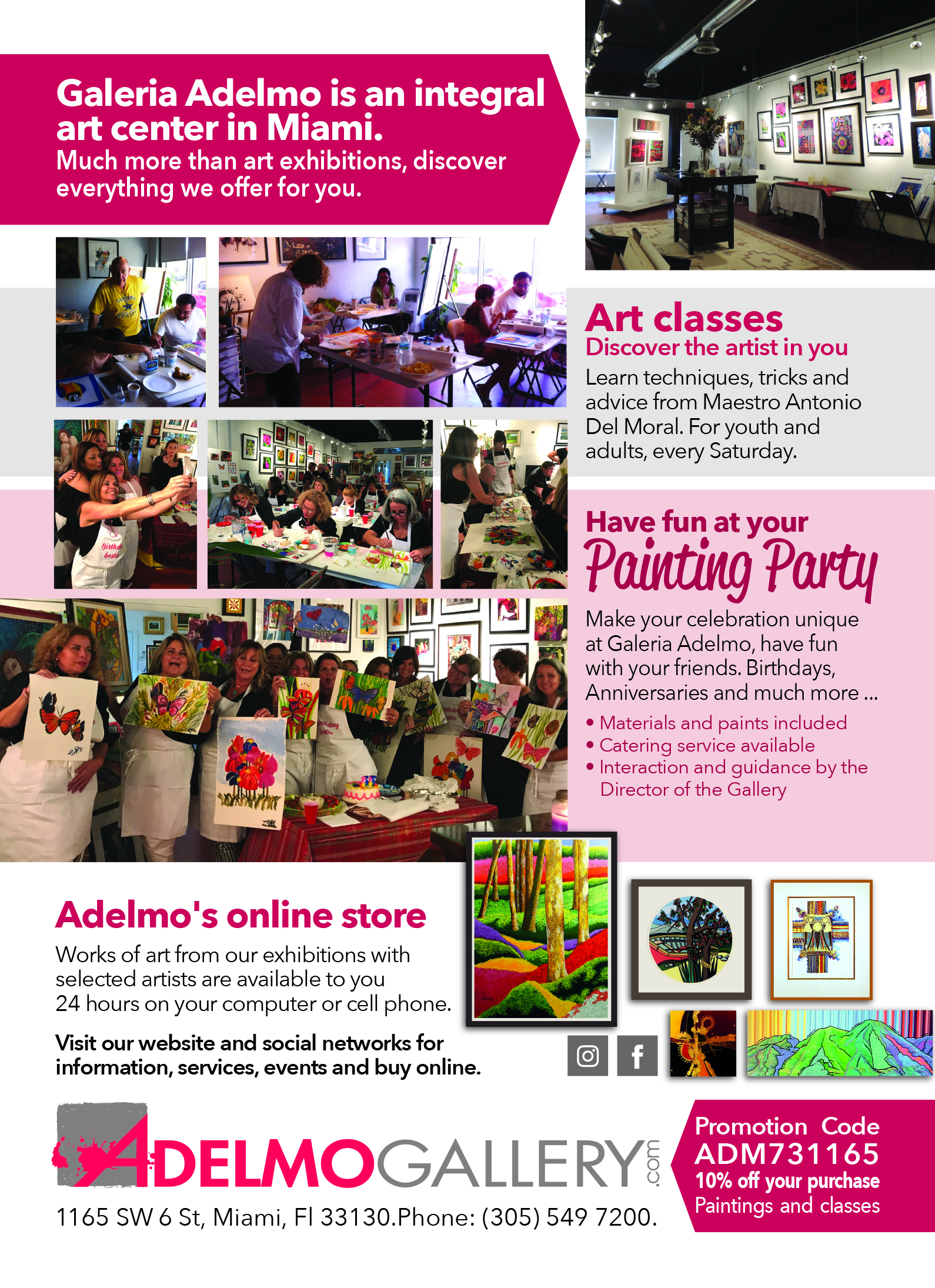 Adelmo Art Gallery Miami, FL