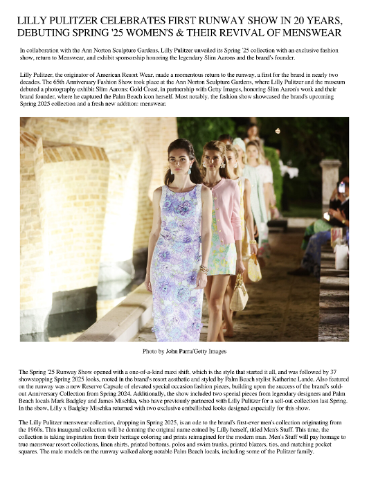 Lilly Pulitzer in South Florida Magazine