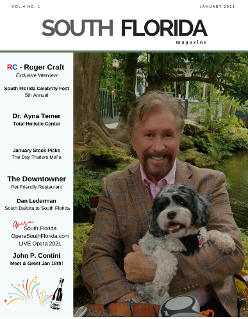 RC - Roger Craft on the cover of South Florida Magazine - January 2021