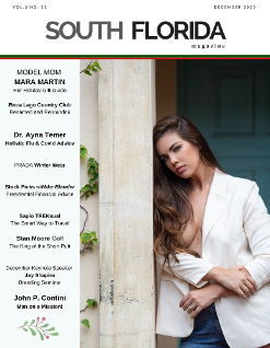 Mara Martin on the cover of South Florida Magazine