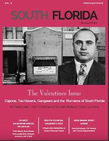 al capone on the cover of south florida magazine
